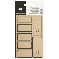 Clairefontaine Etiquettes adhésives Rectangle...