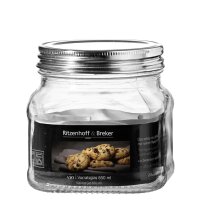 Ritzenhoff & Breker Bocal VIO, carré, 0,65 litre