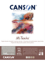 CANSON Papier beaux-arts Mi-Teintes, en bloc, 320 x 410 mm