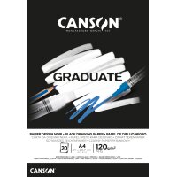 CANSON Studienblock GRADUATE EXTRA BLACK, DIN A5