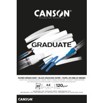 CANSON Studienblock GRADUATE EXTRA BLACK, DIN A5