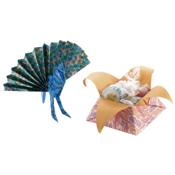 folia Faltblätter "Wildlife", 150 x 150 mm, 80g qm, 50 Blatt