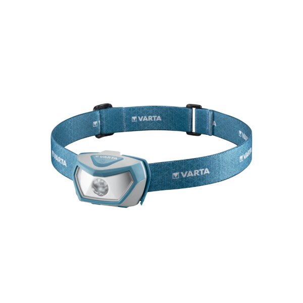 VARTA LED-Kopflampe "Outdoor Sports H10 Pro", blau grau