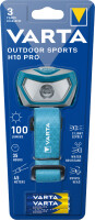 VARTA LED-Kopflampe "Outdoor Sports H10 Pro", blau grau