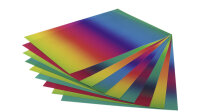 folia Regenbogen-Transparentpapiermappe, 230 x 320 mm