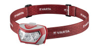 VARTA LED-Kopflampe "Outdoor Sports H20 Pro", rot grau