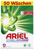 ARIEL Compact Waschpulver Regulär, 50 WL, 3,0 kg