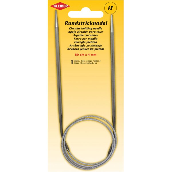 KLEIBER Aiguille à tricoter circulaire, 800 mm x 7,0 mm