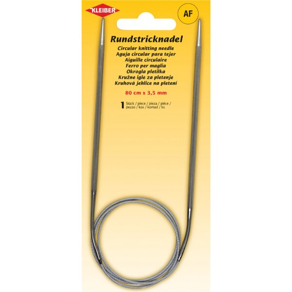 KLEIBER Aiguille à tricoter circulaire, 800 mm x 2,5 mm