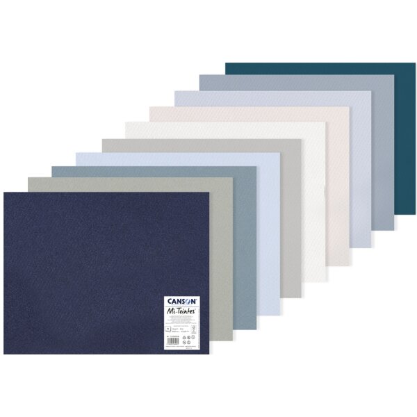 CANSON Papier dessin Mi-Teintes, 500 x 650 mm, assorti