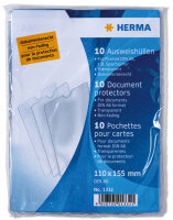 HERMA Pochette pour carte, PP, 1 poche, 110 x 155 mm, pack