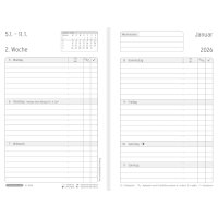CHRONOPLAN Taschenkalender Business Edition 2026, Mini
