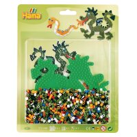 HAMA Perles à repasser midi Dragon, sous blister