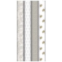 Clairefontaine Papier cadeau de Noël Naturel