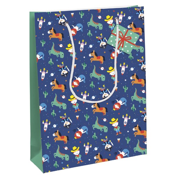 Clairefontaine Sac cadeau Héros de mon enfance, large