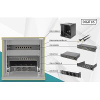 DIGITUS 10" Netzwerk-Set, 6 HE, (B)312 x (T)300 mm