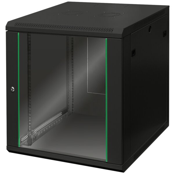 DIGITUS Boîtier mural 19 Dynamic Basic, 12 U, noir