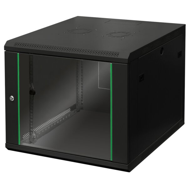 DIGITUS Boîtier mural 19 Dynamic Basic, 9 U, noir