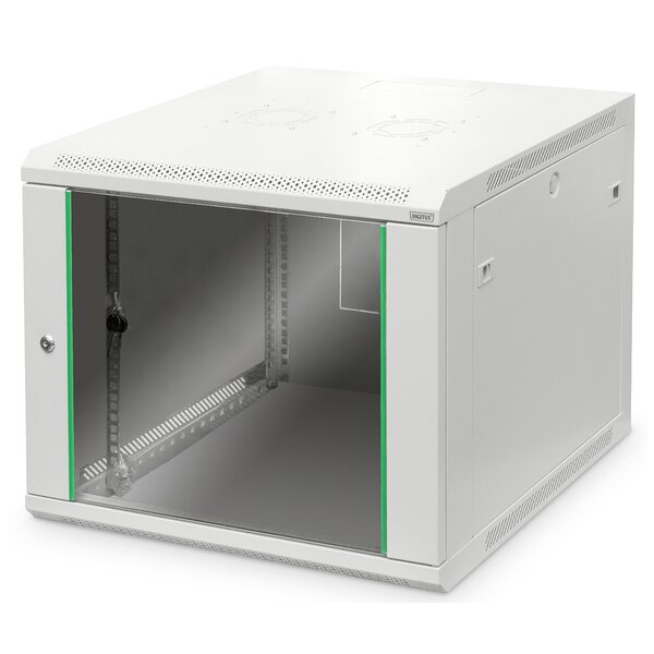 DIGITUS Boîtier mural 19 Dynamic Basic, 9 U, noir