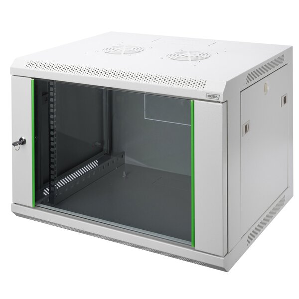 DIGITUS Boîtier mural 19 Dynamic Basic, 7 U, noir