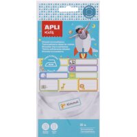 APLI kids Etiquettes thermoadhésives, assorti