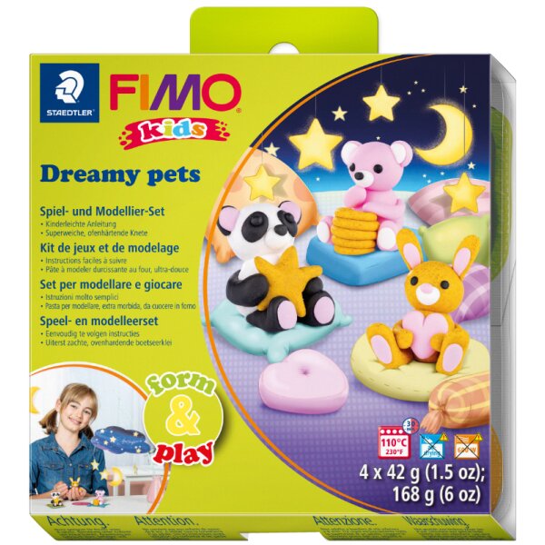 FIMO kids Kit de modelage Form &amp; Play Dreamy pets