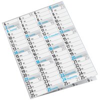 rido idé Plakatkalender, 1.210 x 770 mm, gefalzt,...