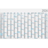 rido idé Plakatkalender, 1.210 x 770 mm, gefalzt,...