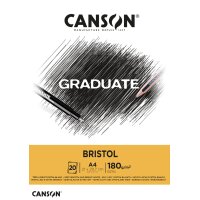 CANSON Studienblock GRADUATE BRISTOL, DIN A4
