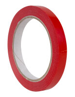 APLI Ruban adhésif demballage, 12 mm x 66 m, rouge