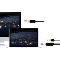 LogiLink Câble HDMI, connecteur HDMI-A + USB-A -...