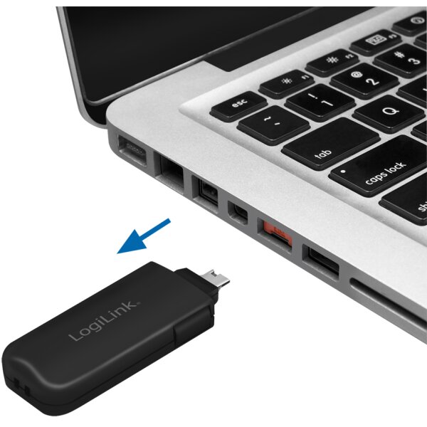 LogiLink Verrou USB de sécurité, 1x clé / 4x verrous