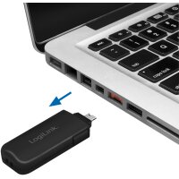 LogiLink Verrou USB de sécurité, 1x clé / 4x verrous