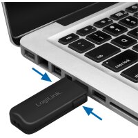 LogiLink Verrou USB de sécurité, 1x clé / 4x verrous