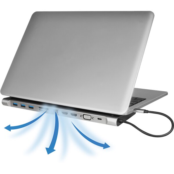 LogiLink Station daccueil USB 3.2 (Gen 1), USB-C, 11 ports