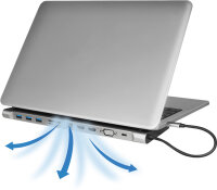 LogiLink Station daccueil USB 3.2 (Gen 1), USB-C, 11 ports
