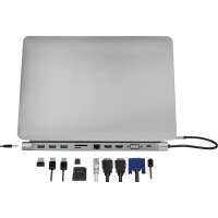 LogiLink Station daccueil USB 3.2 (Gen 1), USB-C, 11 ports