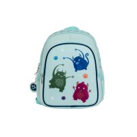 ALLC Rucksack mit Isofach Monster BPMOBU36 hellblau...