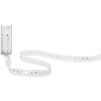 SPYK Band Cubino Stellare 1596.1064 10mmx4 m Weiss-Silber