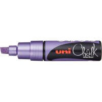UNI-BALL Chalk Marker 8mm PWE-8K METALLIC VIOLET Metallic...