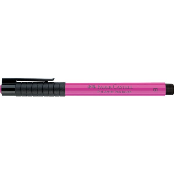 FABER-CASTELL Pitt Artist Pen Brush 2.5mm 167425 middle purple pink