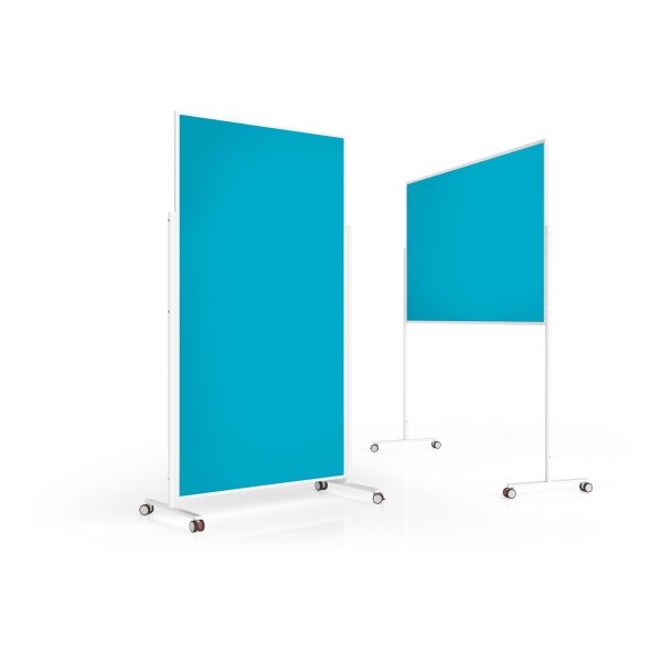 MAGNETOPLAN Design Tableau de Présent. VP 1181104 feutre, turquoise 1000x1800mm