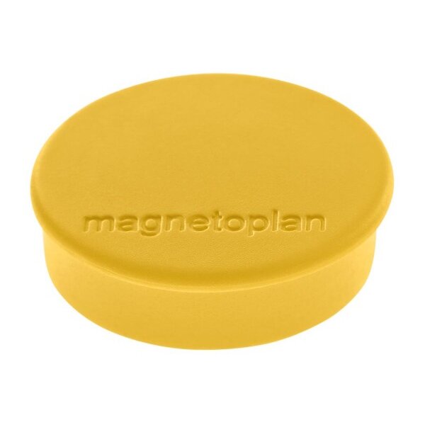 MAGNETOPLAN Aimant Discofix Hobby 24mm 1664502 jaune 10 pcs.