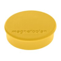 MAGNETOPLAN Aimant Discofix Hobby 24mm 1664502 jaune 10 pcs.
