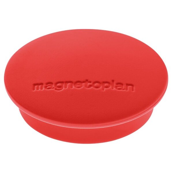 MAGNETOPLAN Aimant Discofix Junior 34mm 1662106 rouge 10 pcs.
