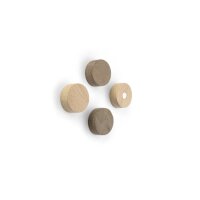 TRENDFORM Magnete WOOD ROUND FA3141 4er Set, Holz