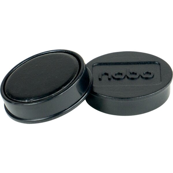 NOBO Aimant ronde 32mm 1915298 noir 10 pcs.