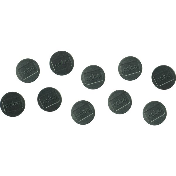 NOBO Aimant ronde 32mm 1915298 noir 10 pcs.