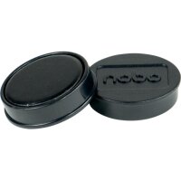 NOBO Magnet rund 32mm 1915298 schwarz 10 Stück