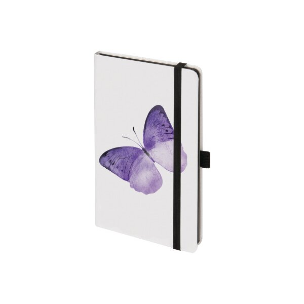 BIELLA Notizbuch Kompagon A5 584533742 Butterfly, dots 96 Blatt